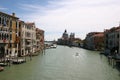 Looking down the Grand Canal, Venice Royalty Free Stock Photo